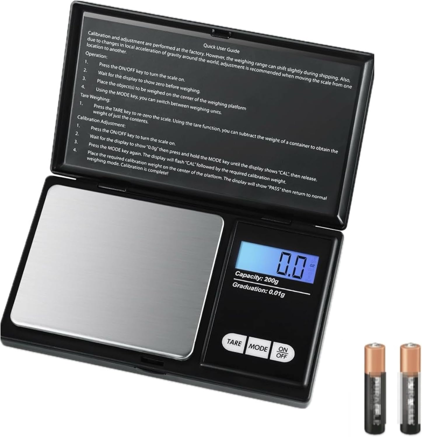 X Digital Poet Scale, with Balit LCD Display, Small Mini Digital