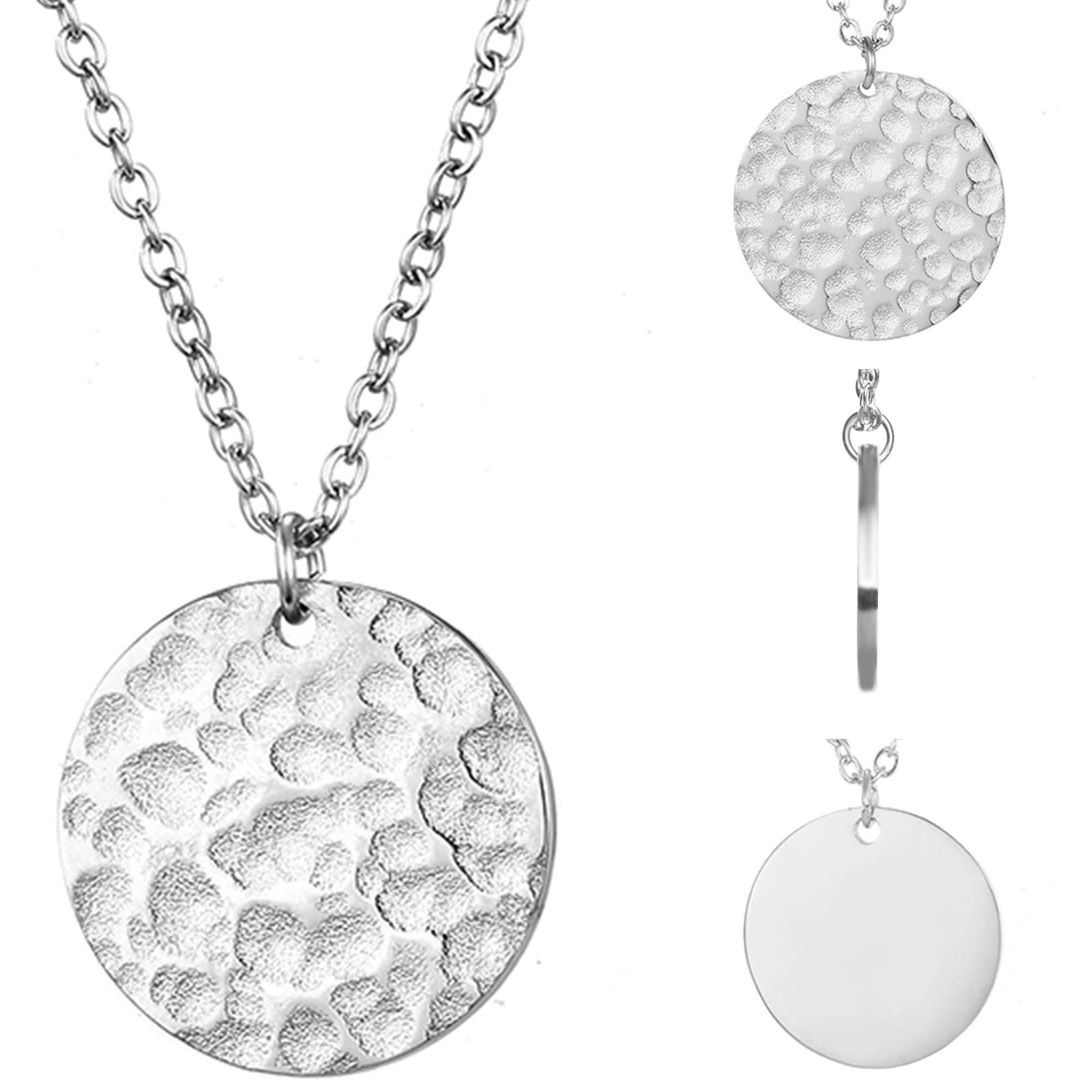 BONNYBIRD® Wasserfeste Edelstahl Boho Halskette Damen in Silber, Gold & Roségold, 100% Wasserfest & Hautverträglich BonnyBoho