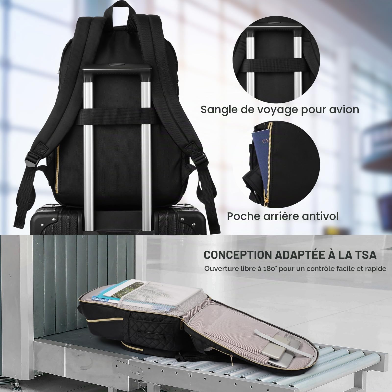 Sac à Dos pour Ordinateur Portable Femmes