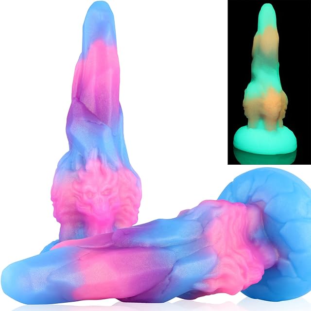 Wildolo 12 2 Huge Dildo Long Large Glow-in-The-Dark Fantasy Dildo 4 8 Diamater Thick Giant Fluorescence Big Silicone