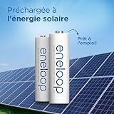 eneloop - Piles Rechargeables AAA (Lot de 4) - 800 mAh NiMH - pré-chargées - 7