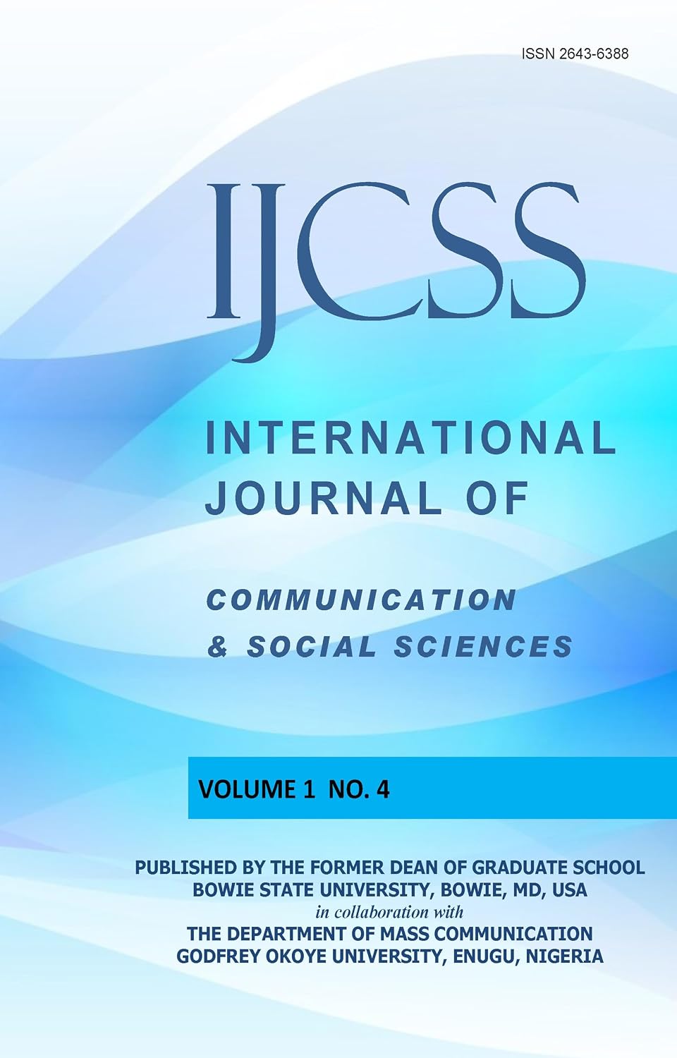 International Journal of Communication & Social Sciences: Vol. 1 #4 ...