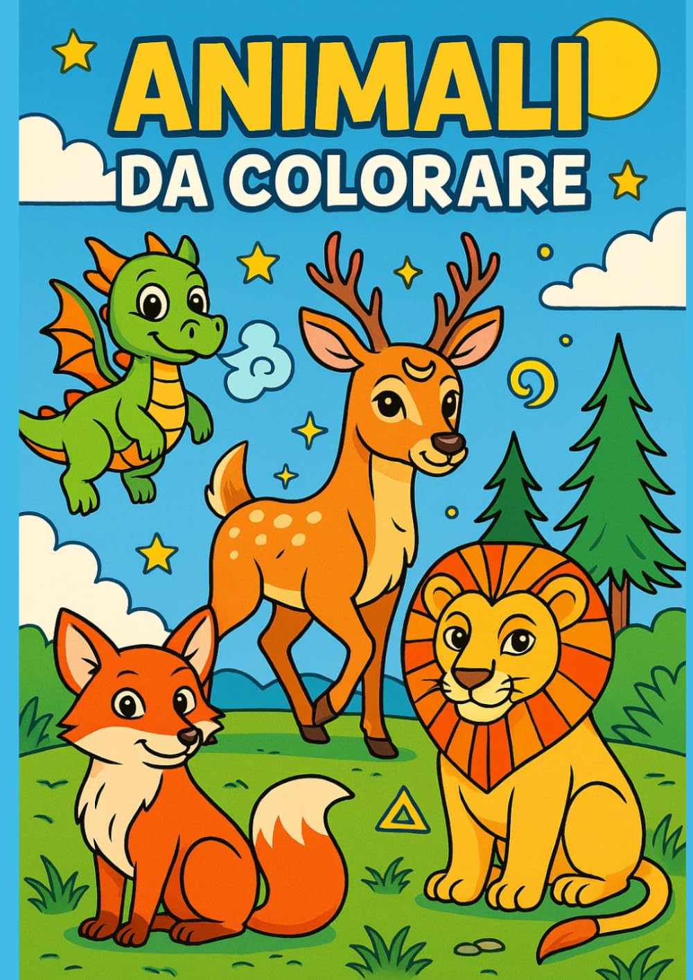 Il Magico Mondo degli Animali – Libro da Colorare: Perfetto per bambini dai 4 ai 8 anni