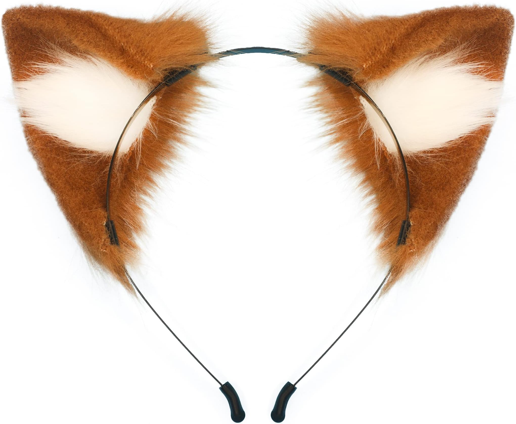 Cat Fox Faux Fur Ears Headband Cute Halloween Fancy Dress Cosplay Handmade Animal Furry Ears Hair Hoop