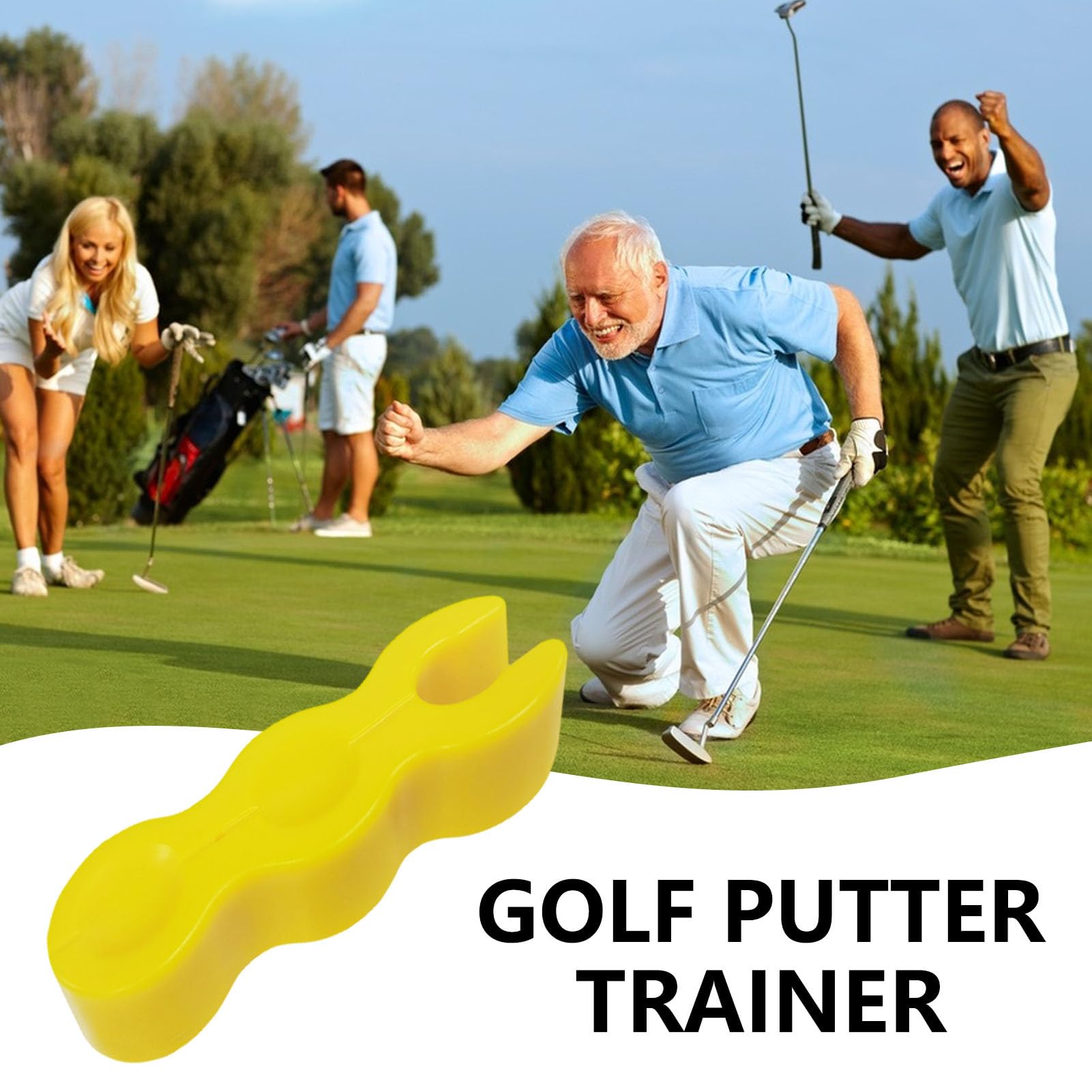 Golf-Putt-Trainer, Golf-Putter-Balancer, Golf-Putter-Haltungskorrektur, tragbares Golf-Balance-Werkzeug, Trainingsgerät für Golfer