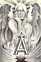 Vista 1 de Póster artístico para pared, diseño de City of Angels by Spyder Latina Pin-up Girl Los Ángeles