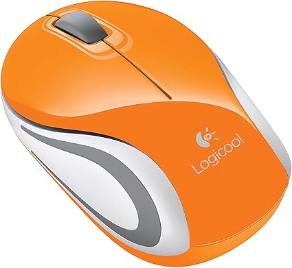 Amazon Co Jp Logicool ロジクール ワイヤレス ミニマウス オレンジ M187or パソコン 周辺機器