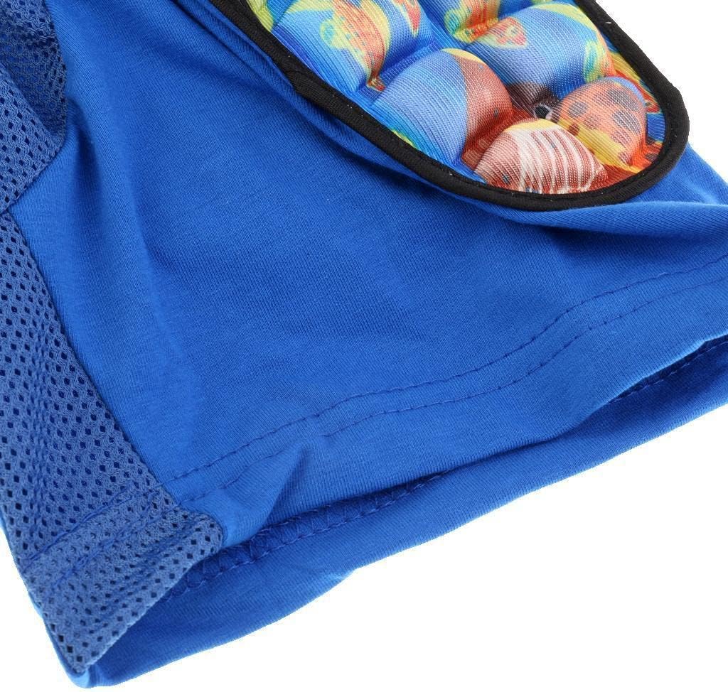 Ski Hip Pad Hip Padded Shorts Snowboard Skate - Blue/Pink, Blue, M