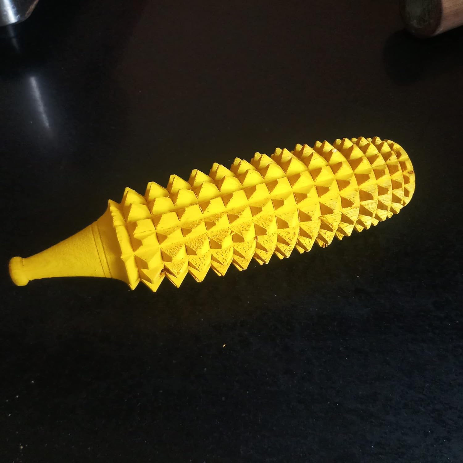 Silistar acupressure foot mass roller (wood) with 11.5 m barala (yellow) roller for Palm Exercise tool Silistar acupressure foot mass roller (wood) with 11.5 m barala (yellow) roller for Palm Exercise tool