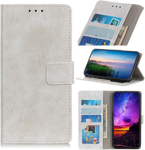 Custodia Flip Portafoglio Custodia per Huawei Smart Plus 2019 Bianca Custodia Flip Portafoglio Custodia per Huawei Smart Plus 2019 Bianca