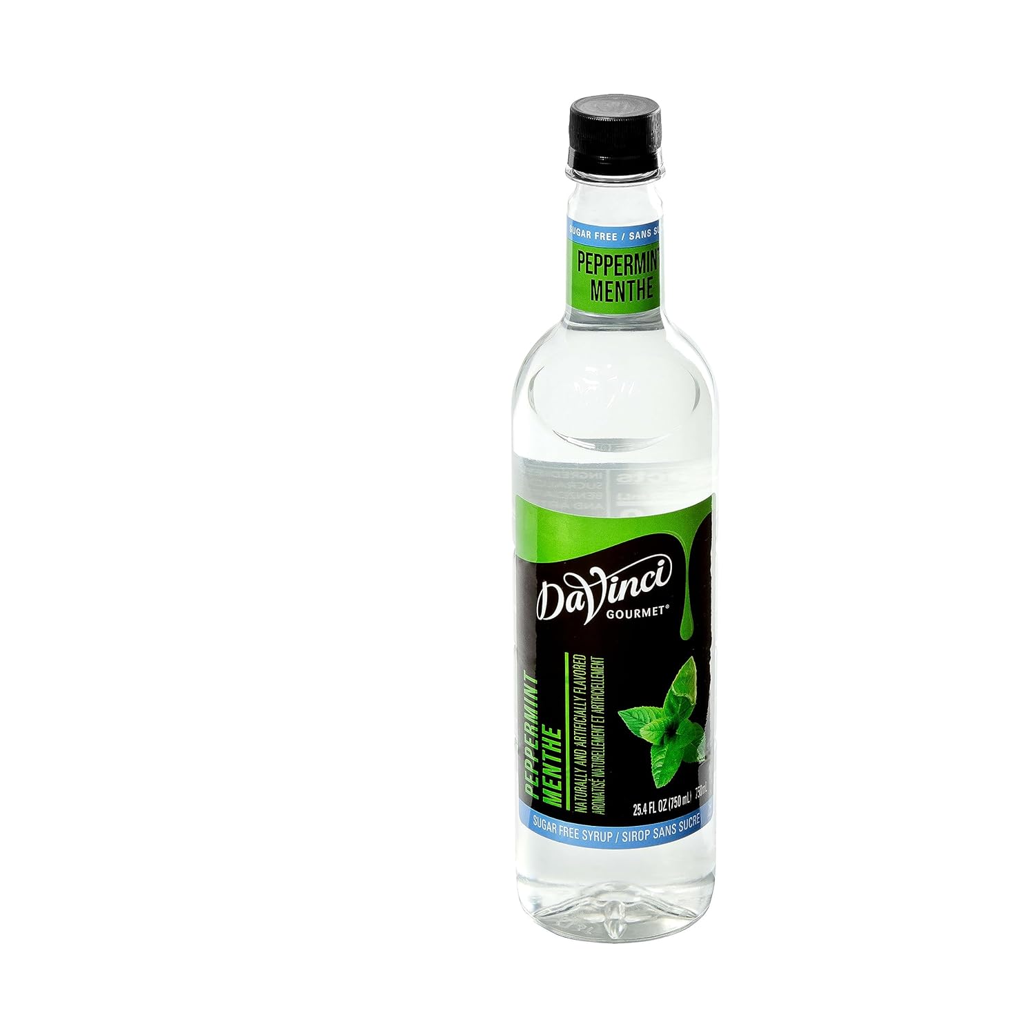 DaVinci Gourmet Sugar-Free Peppermint Syrup, 25.4 Fluid Ounces (Pack of 4)