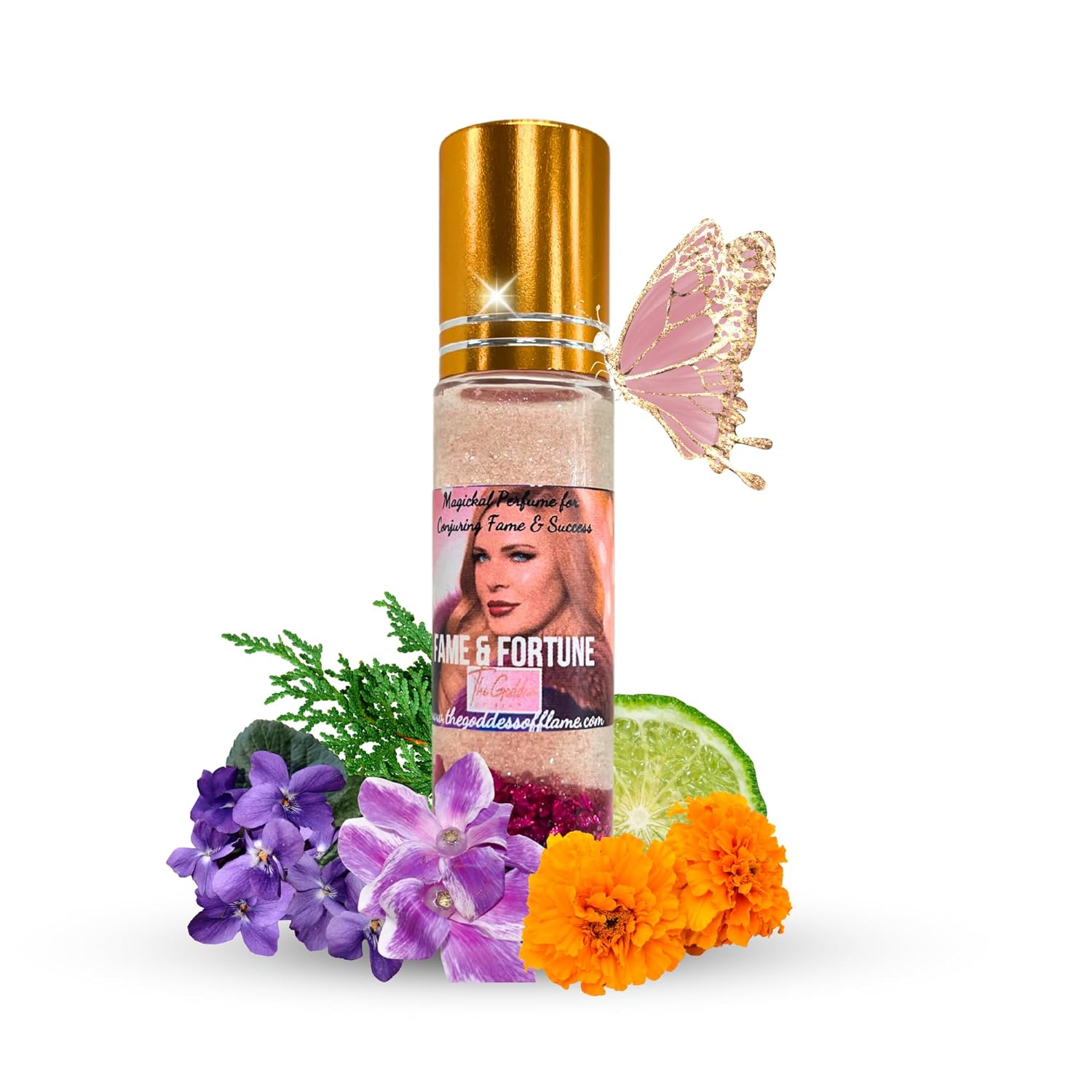 Roll-On Oils – Pheromone-Infused Ritual Perfume Oil, Unisex 10ml | Hoodoo, Wicca, Pagan, Conjure, TSA-Friendly (Fame & Fortune)