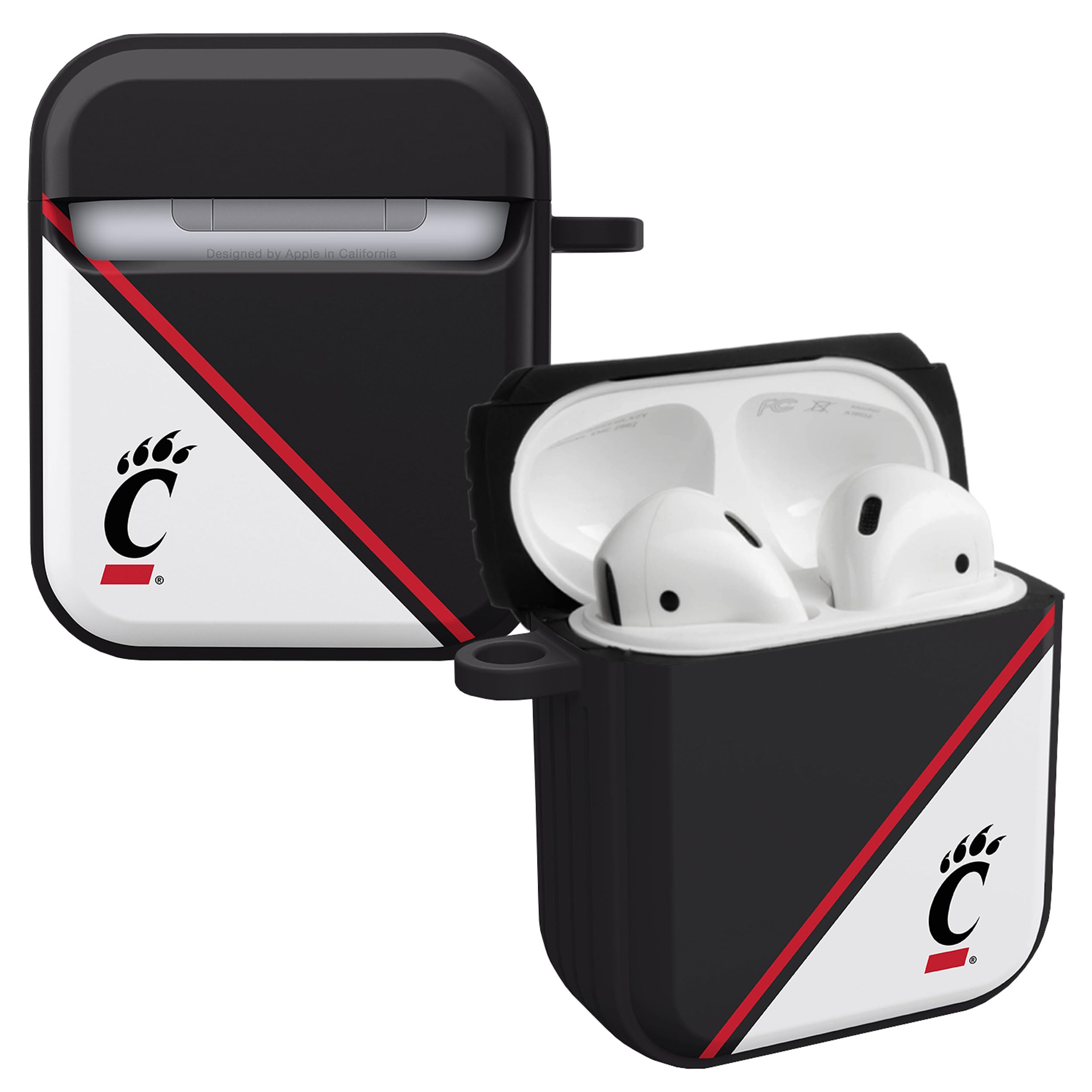 Affinity Bands Cincinnati Bearcats Champion Series HDX Case Cover Compatible with Apple AirPods Generations 1 & 2