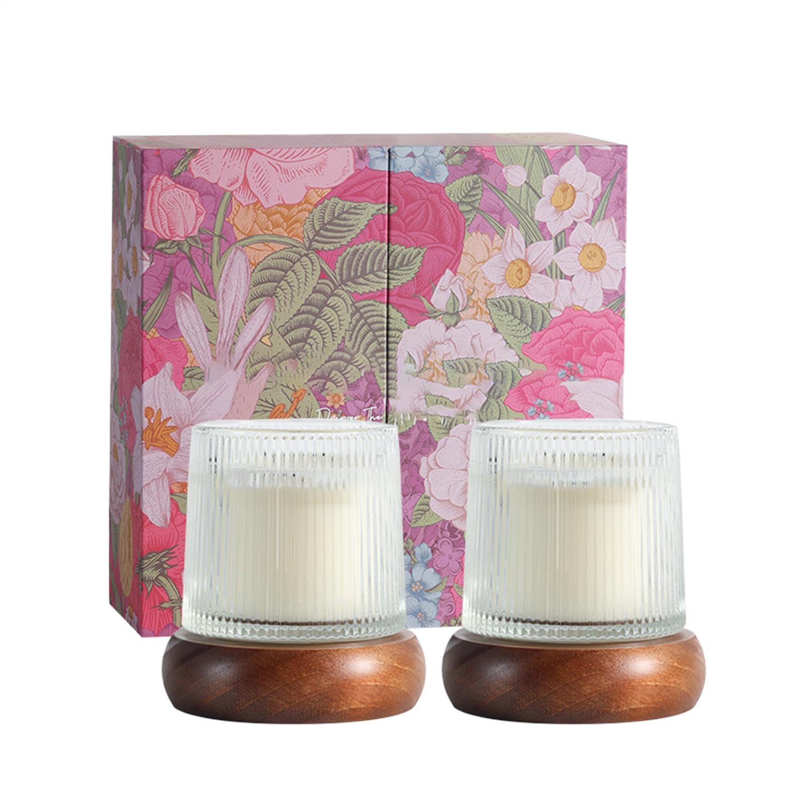 Velas De Soja - Juego De Velas Perfumadas Naturales De 135G, Decoración A Base De, Perfume Larga Duración | Vela De Sueño Relajación, Regalo Para Mujeres, Mamá,