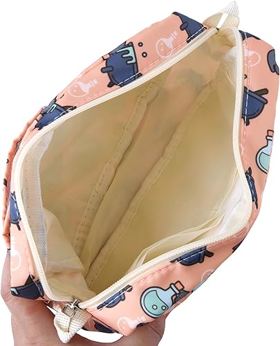 Miniatura 17 de Organizador multifuncional de cartera, bolsa de viaje impermeable con cremallera, estuche de almacenamiento de suministros de diario para cuadernos