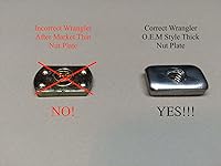 Vista 3 de Tornillos de tuercas universales fáciles de poner y quitar para Jeep Wrangler 1987 a 2019 YJ TJ JK