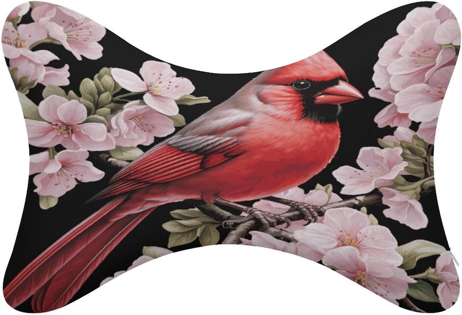 Cardinal Bird 2 Pack Car Neck Pillow Car Headrest Soft Car Pillow for Most Cars