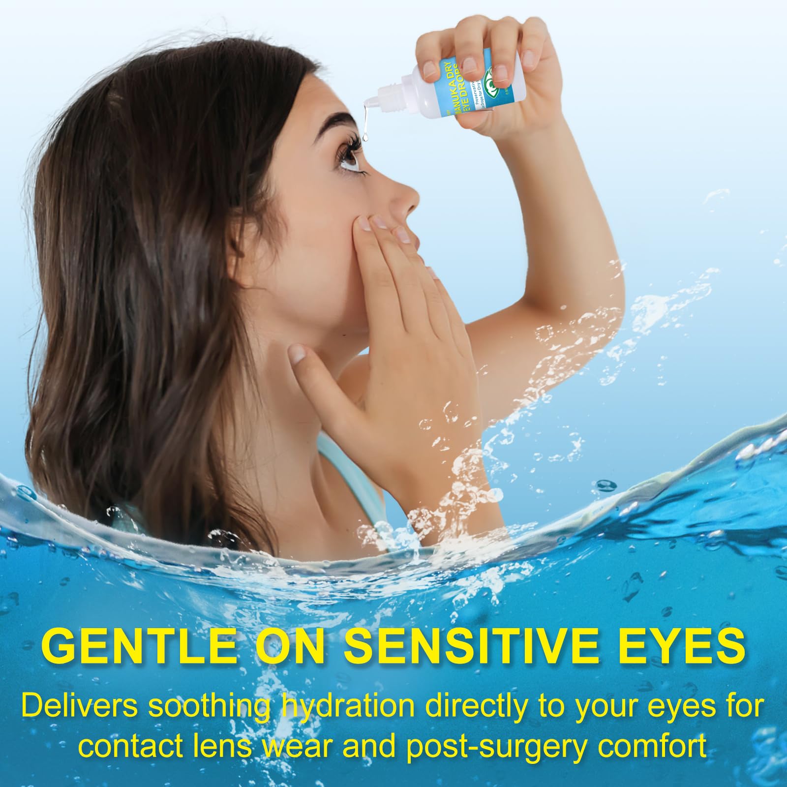 ZOXY Manuka Honey Eye Drops, Soothing and Hydrating Eye Drops for Dry Eyes, Irritated Eyes, Gentle Tear Replenishing Formula,0.68 FL OZ — Amazon image 3