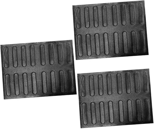 Ciieeo Molde de pan francés de silicona, 3 piezas, molde de pan para hornear para horno, sartenes de silicona para hornear, sartenes para pan,