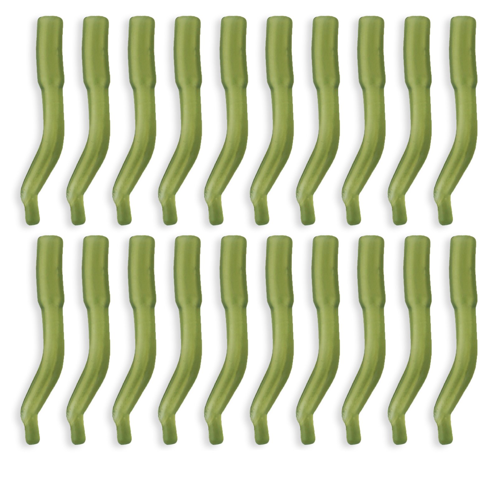 Bank Tackle Rig Aligner Kicker (Trans Green, x 50 Pack)