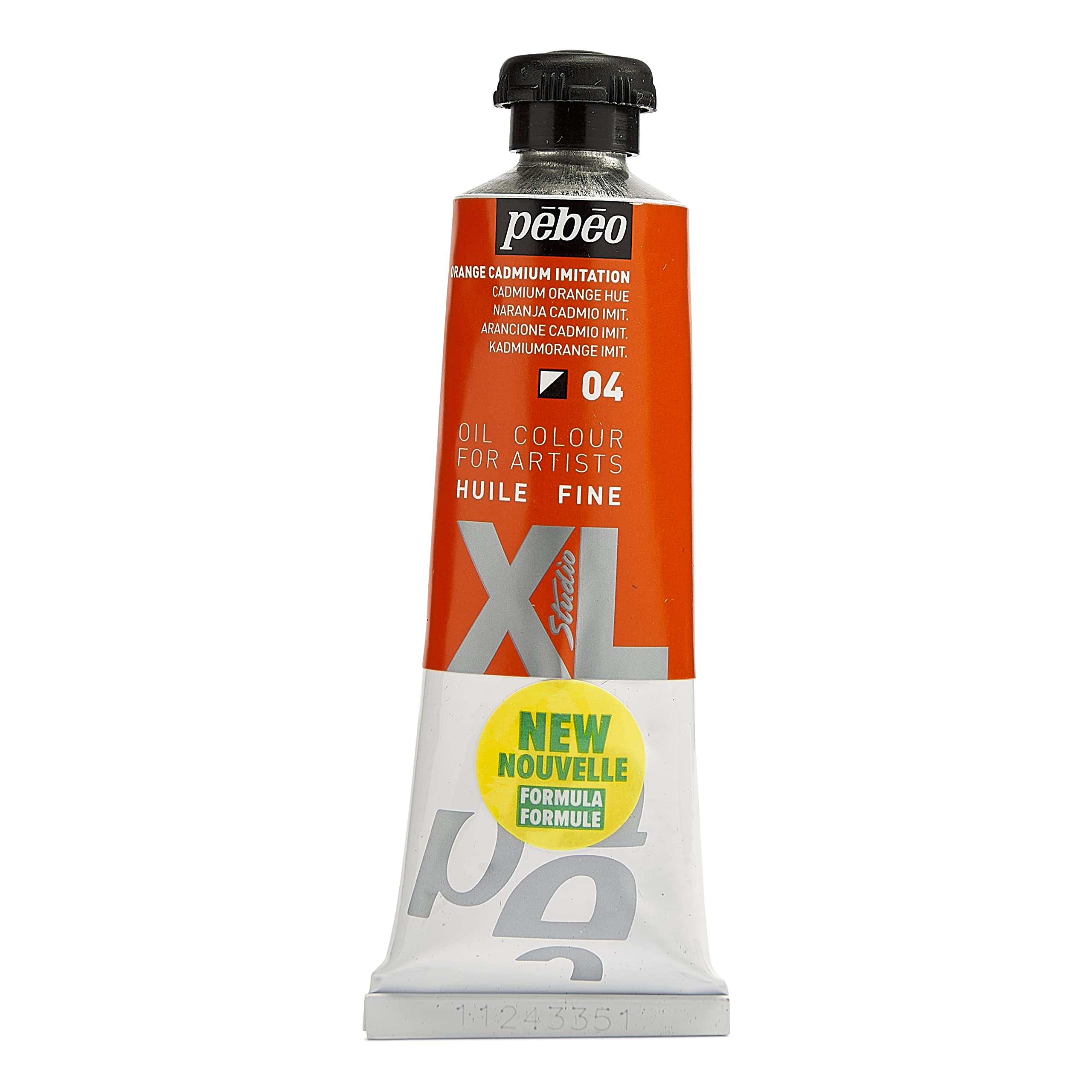 Pébéo - Fine XL Oil 37 ml - Orange Cadmium Imitation Oil Paint — Oil Paint Pébéo - Orange Cadmium Imitation 37 ml