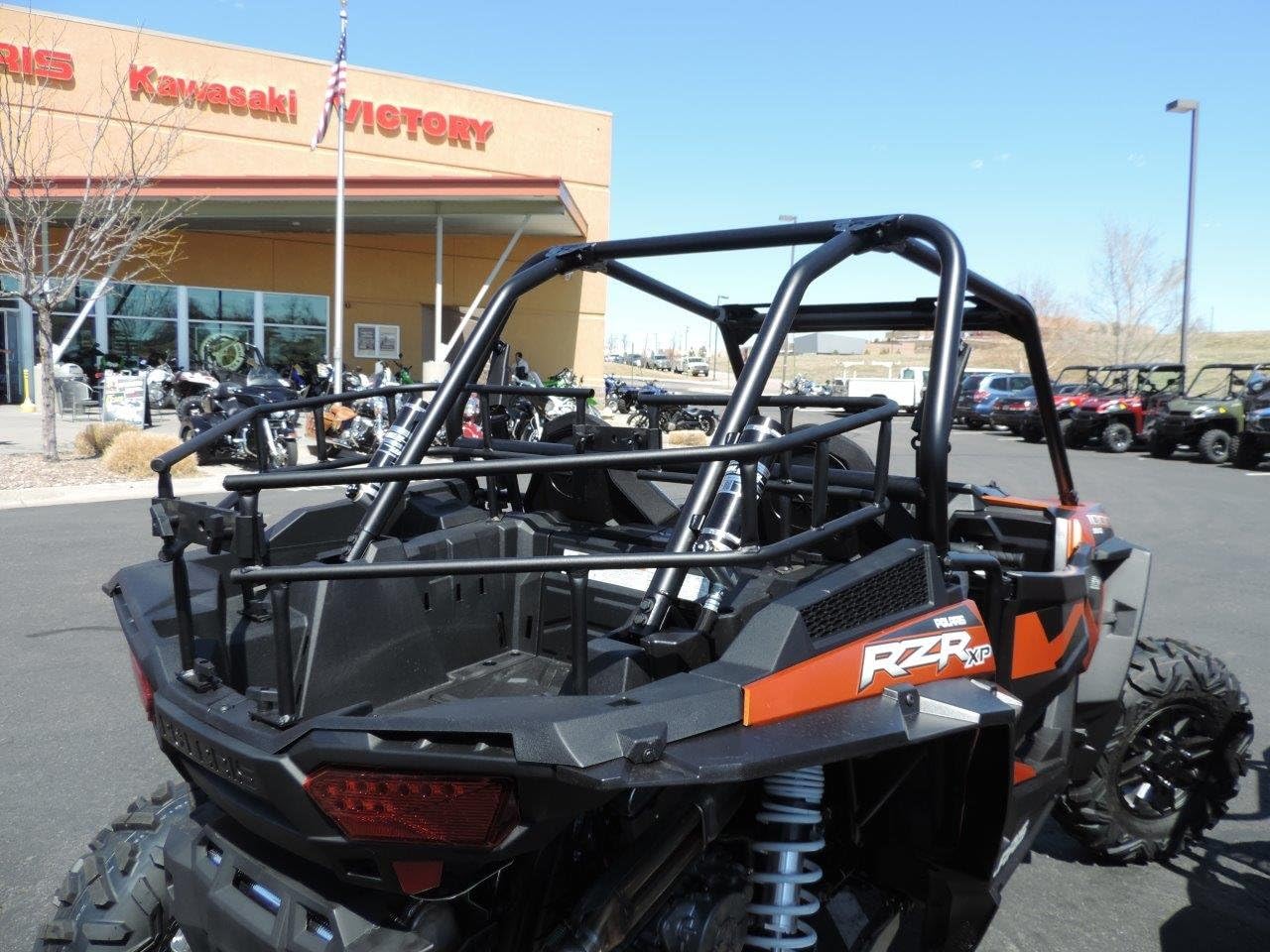 RZ-1000 2014-2021 Rear Cargo Rack Made in USA Steel Powder Coated