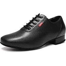 Men's Ballroom Dance Shoes for Tango Waltz Latin Swing Bachata Social Salsa with Suede Sole