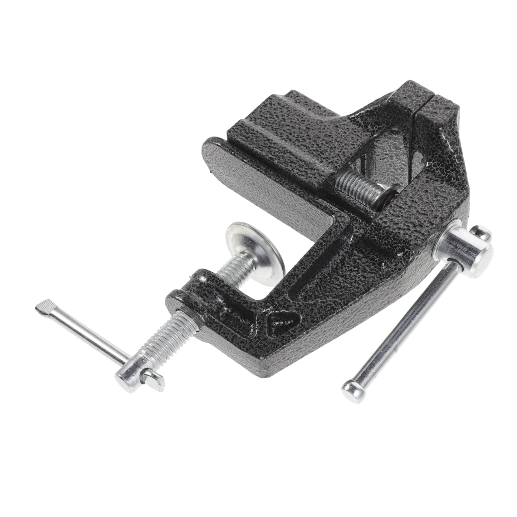 LALAFINA 360° Rotating Bench Vise Mini Table Vise Clamp for Metal Working Strong Clamping Force for Wood Carving