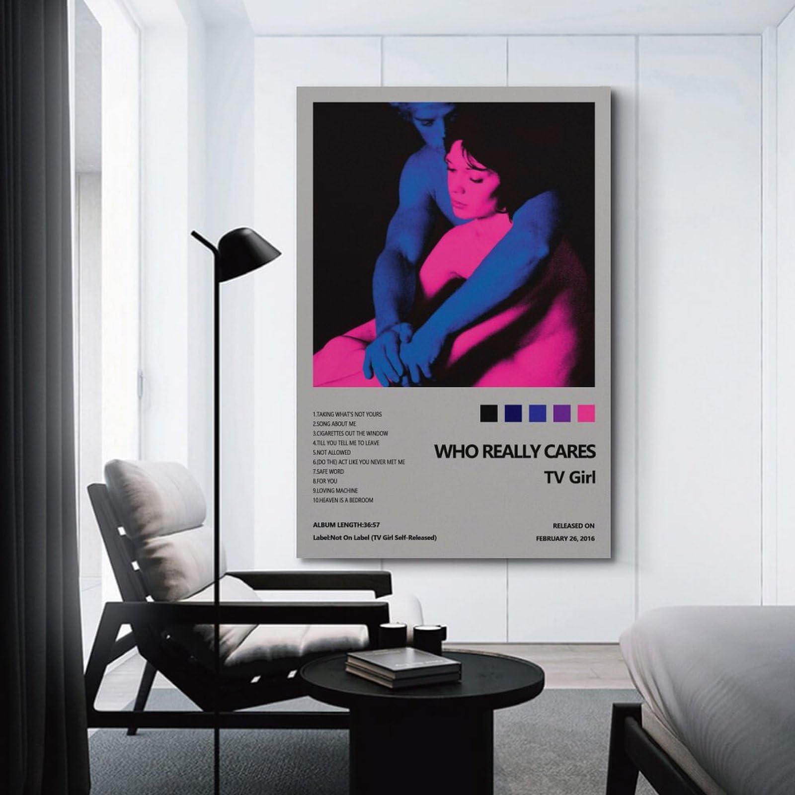 KUCOON Tv Girl Poster Album Cover Posters Poster Decorative Painting Canvas Wall Art Living Room Posters Bedroom Painting 16x24inch(40x60cm)-3pcs