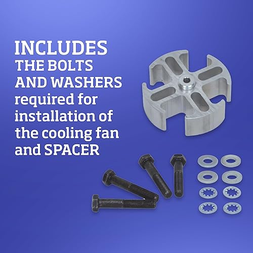 Miniatura 5 de Kit separador de ventilador, acabado de molino de 1 pulgada de FLEX-A-LITE 14548.