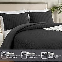 Vista 67 de satisomnia Queen Comforter Set Grey, Soft Seersucker Comforters Queen Size Bed, 3 Pieces Lightweight Down Alternative Bedding Comforter Full Sets