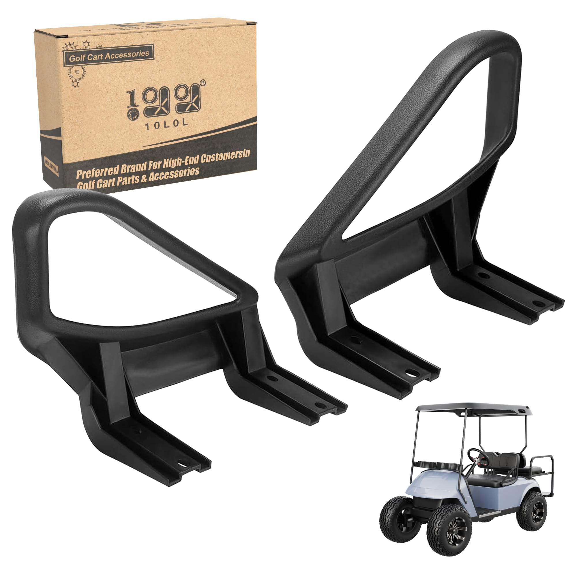 Photo 1 of 10L0L Golf Cart Arm Rest Hip Restraint for EZGO TXT 1994-up, Driver and Passenger Side, OEM# 71701-G01 71702-G01, Left + Right 1 Pair