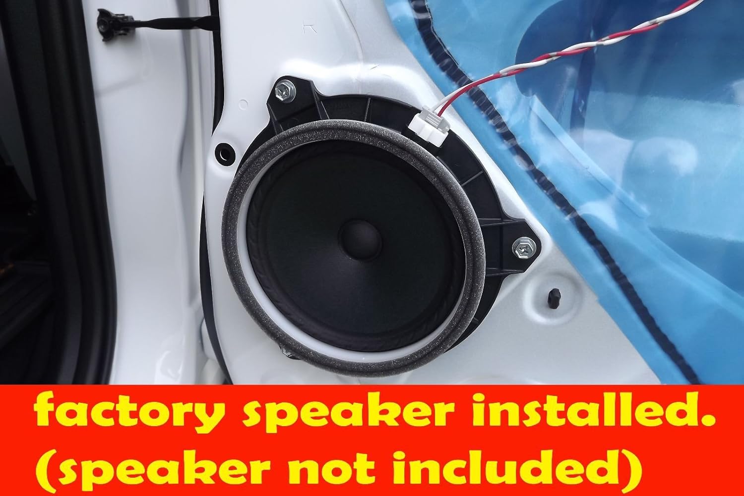 6 1/2" 6.5" Speaker Adapter Spacer Rings Fits 2001-2015 Corolla (Front Doors) & 2005-2015 Tacoma (Rear)- SAK036_55875-1 Pair