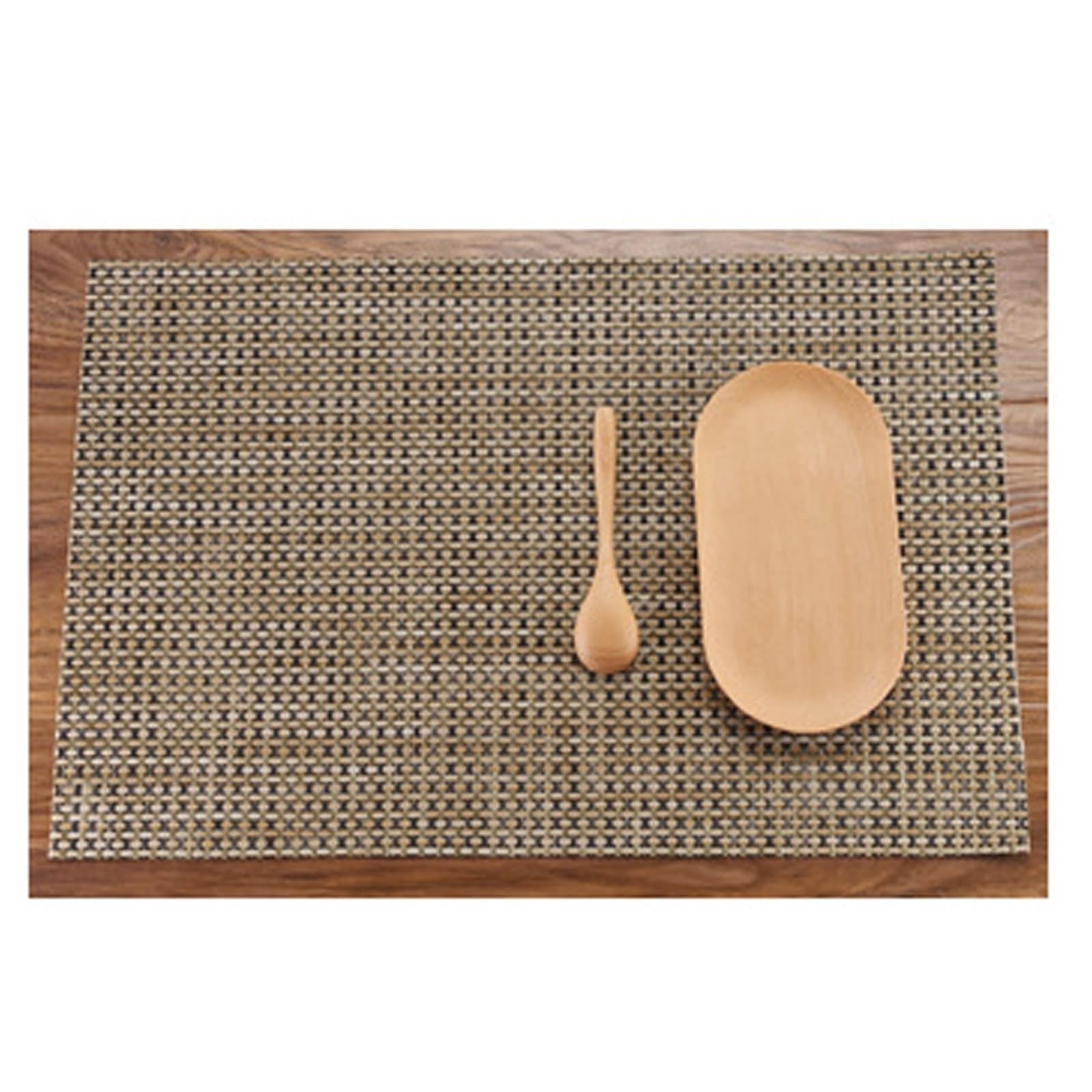 KitchenYeah© Placemats 6 stuks 45x30 cm Keuken Decoratie Placemats Afwasbaar Anti Slip Tafelmat Vinyl Onderlegger Eettafel - Duin - Planten - Zonsondergang - Strand - Zee