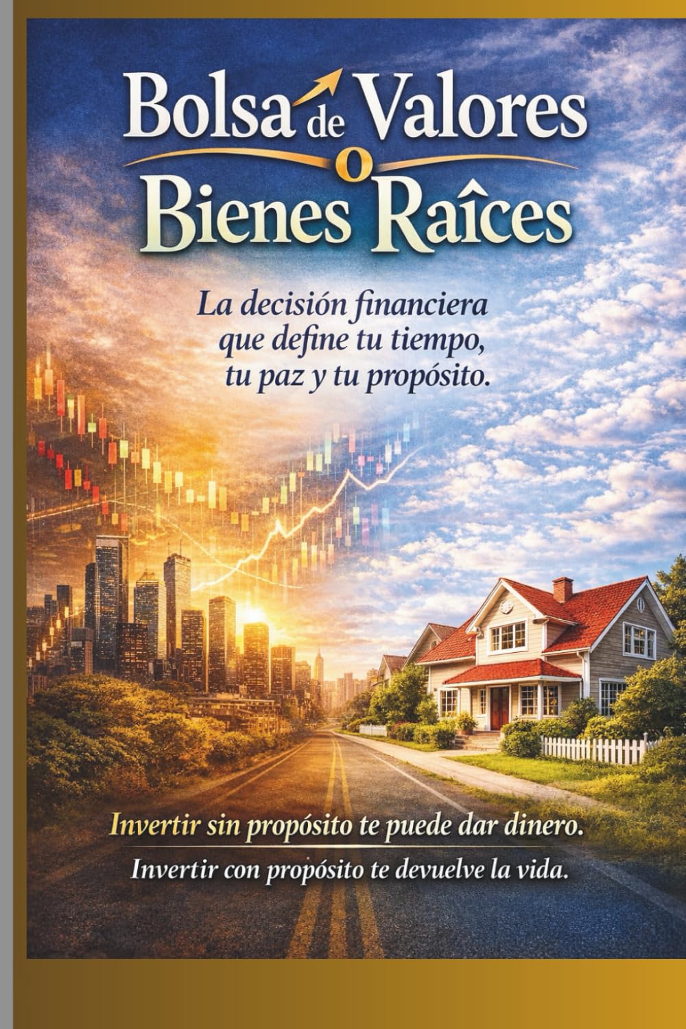 Bolsa de Valores o Bienes Raíces: La decisión financiera que define tu tiempo, tu paz y tu propósito. Invertir sin propósito te puede dar dinero. Invertir con propósito te devuelve la vida.
