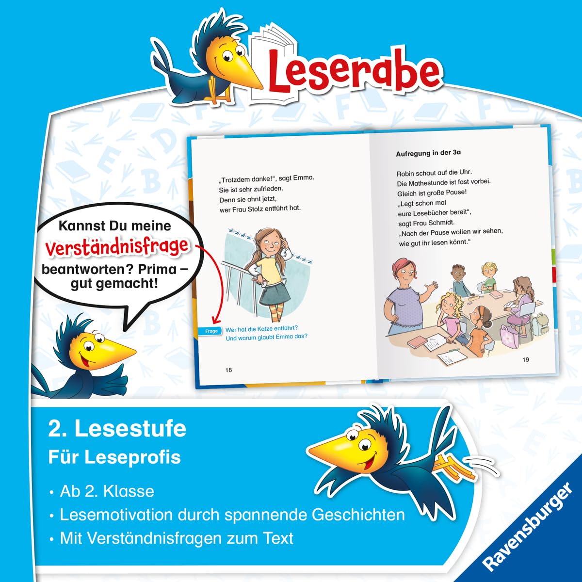 Leserabe 2. Lesestufe - Spannende Detektivgeschichten zum Mitraten