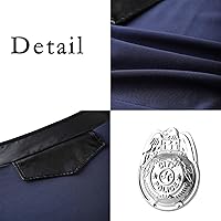 Vista 5 de Disfraz de policía sexy para mujer, disfraz de policía, lencería y uniforme para cosplay