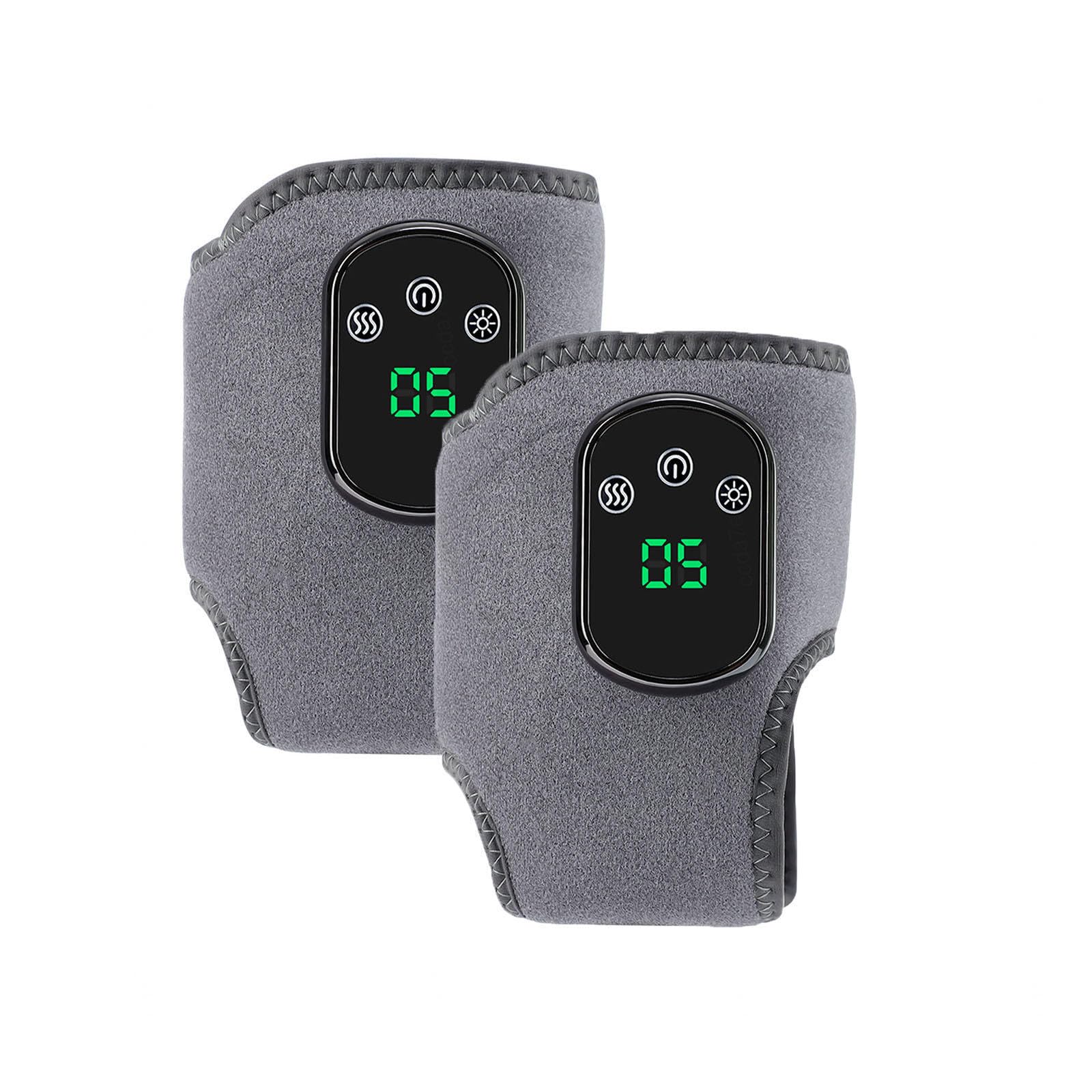 Fußmassagegerät mit 3 Vibrationsmodi und 5 Temperaturstufen USB Wiederaufladbar 3-in-1 Massagegerät für Knöchel, Ferse, Sohle, Fußgewölbe