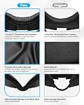 SUPERUS Interface faciale & Pad de couverture visage pour Meta Quest 3 - VR Accessoires compatibles avec Meta/Oculus Quest 3, Un-piéce Anti-Light fuites en cuir doux PU Pad de coussin du visage