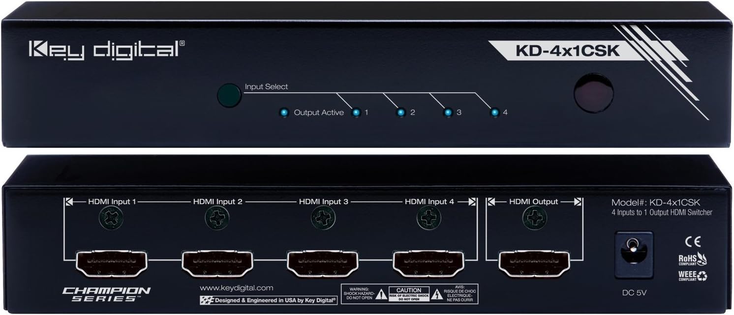 Champion KD-4x1CSK Audio/Video Switchbox