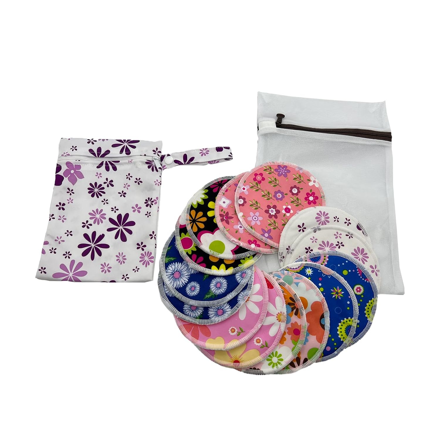 Reusable Nursing Pads 14 Pack,Washable Breast Pads