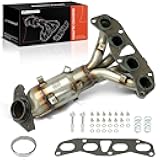 A-Premium Front Catalytic Converter w/Exhaust Manifold w/Gasket Kit Direct-Fit - Compatible with Nissan Vehicles - Altima 2002-2006 L4 2.5L, Sentra 2002-2006 L4 2.5L - E.P.A. Compliant