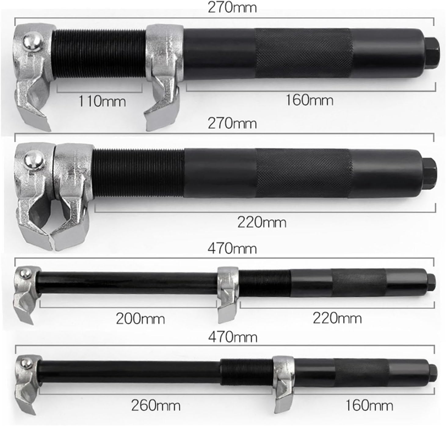 Universal Strut Coil Spring Compression Kit with Secure Jaws for Spring Replacement Easily Install Heavy Duty with Bracket