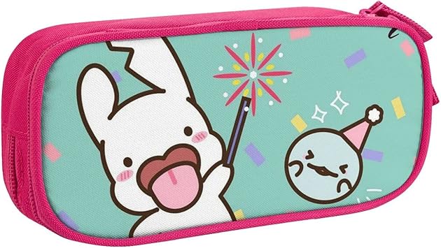 Amazon ポチャッコペンケース 筆箱おしゃれ大容量多機能二層ペンポーチ 女の子化粧ポーチ男の子文房具収納ポーチ高校生中学生小学生人気かわいい アニメ筆入れ 子供入場に最適なギフト長さ約21cm 高さ約5cm 幅約10 5cm 文房具 オフィス用品 文房具 オフィス用品
