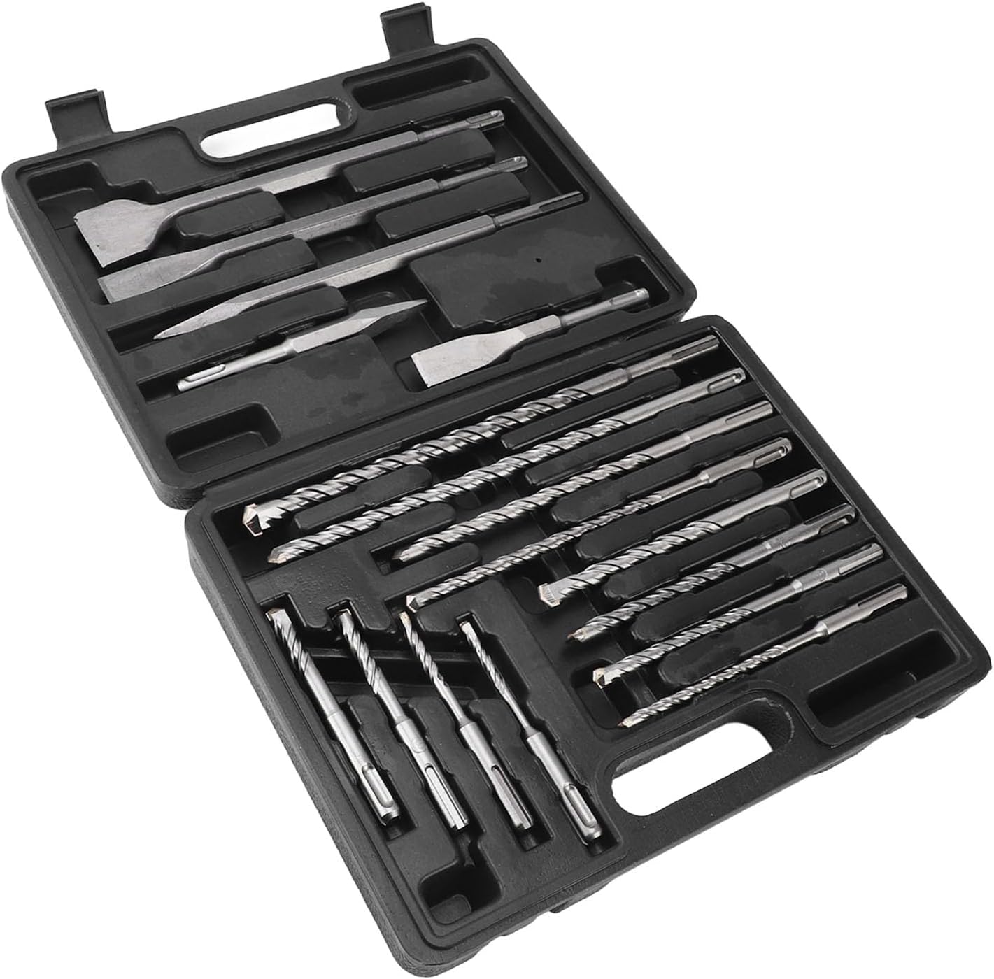 Hammer Drill Chisel Bit, Alloy Steel Combination Chisel Bit for Electric Hammer Drill Drill Finely Ground for Construction
