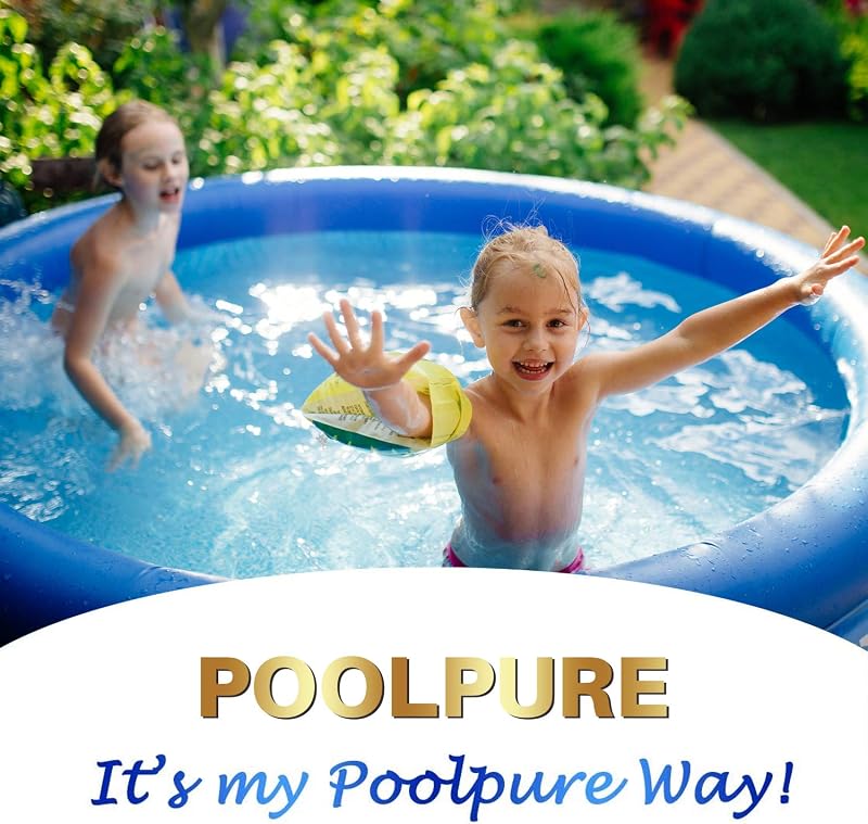 POOLPURE A vagy C típusú medenceszűrő betét Intex szivattyúkhoz, Easy Set és felfújható medencékhez, 4 db-os csomag