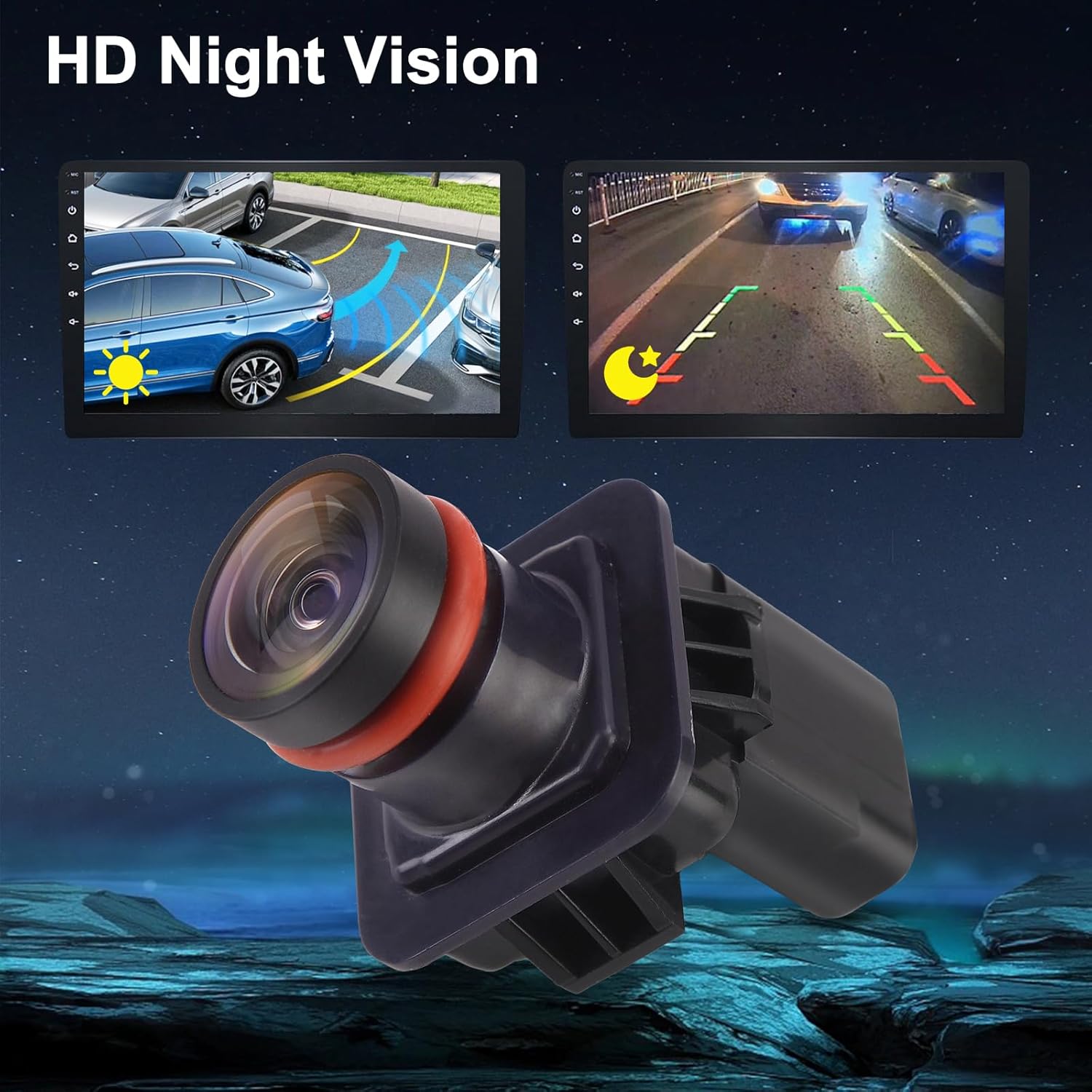 Rear View Backup Camera for Ford Taurus/Taurus Sho/Taurus Police Model 2013 2014 2015 2016 2017 2018 2019 Replaces EG1Z19G490A, EG1Z-19G490-A, DG1Z19G490A, DG1Z-19G490-A