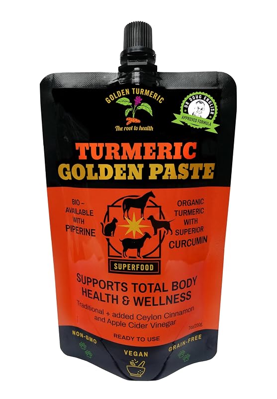 Pasta de Cúrcuma para Cães e Gatos TURMERIC GOLDEN PASTE 200 g