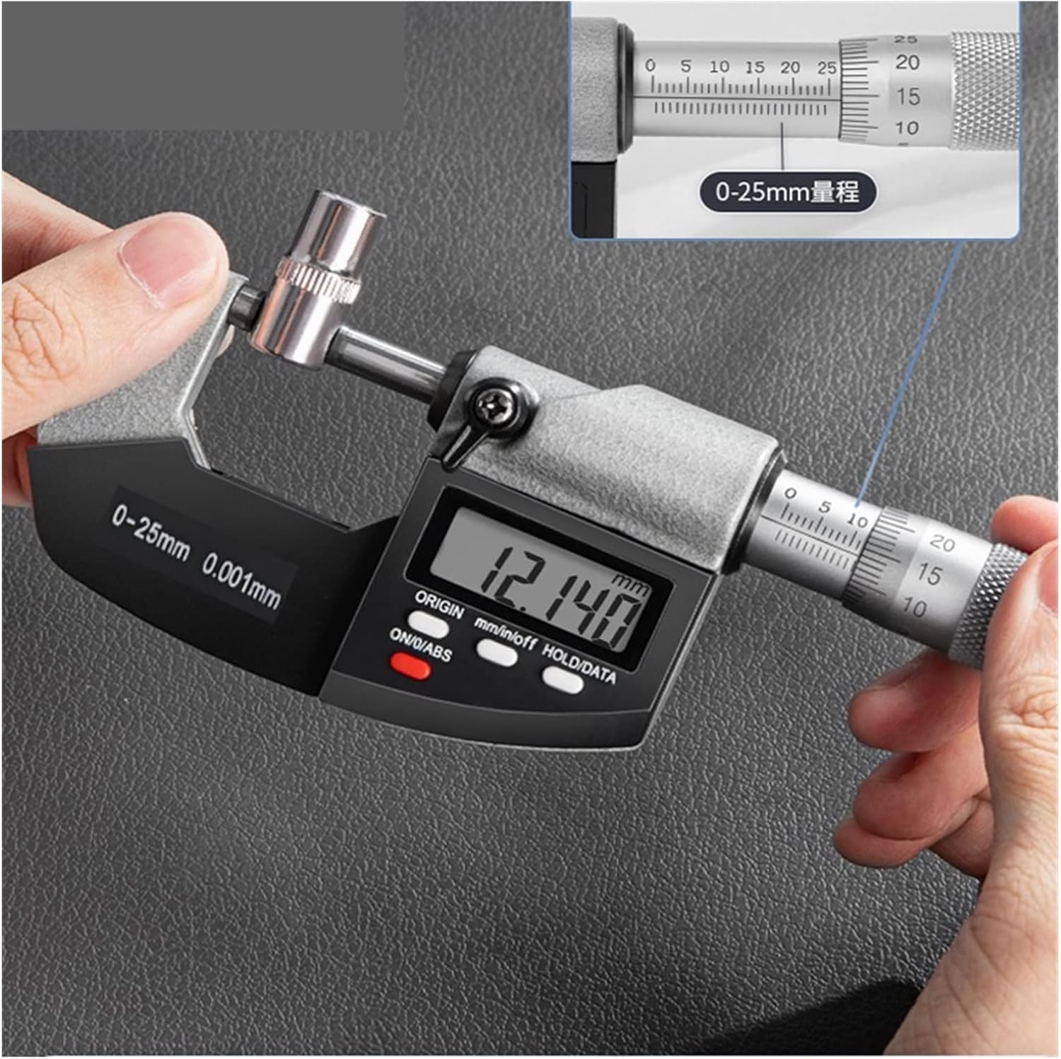 Amazon | 0-25 ミリメートルミクロンデジタル外側マイクロメーター電子マイクロメーターゲージ 0.001 ミリメートルデジタルゲージ測定ツール  、作業用 精密測定ツール(0-25mm) | マイクロメーター マイクロメーター、0-25mm ミクロンデジタル外部マイクロメーター 0.001mm  ...