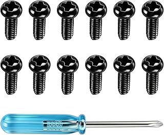 12PCS M2×5mm Stainless Steel Car Key Fob Screws,Key Fob Repair Kit OEM#35116-SDA-A11 Compatible with Honda Accord Odyssey Insight Fit,Keys Shell Screws Kit with Screwdriver